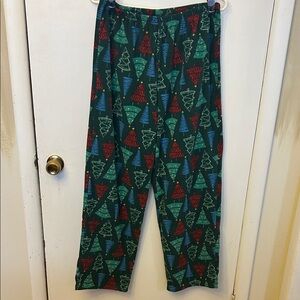 Carters Adult Festive Tree Pattern Pajama Pants 2 of 2 Medium